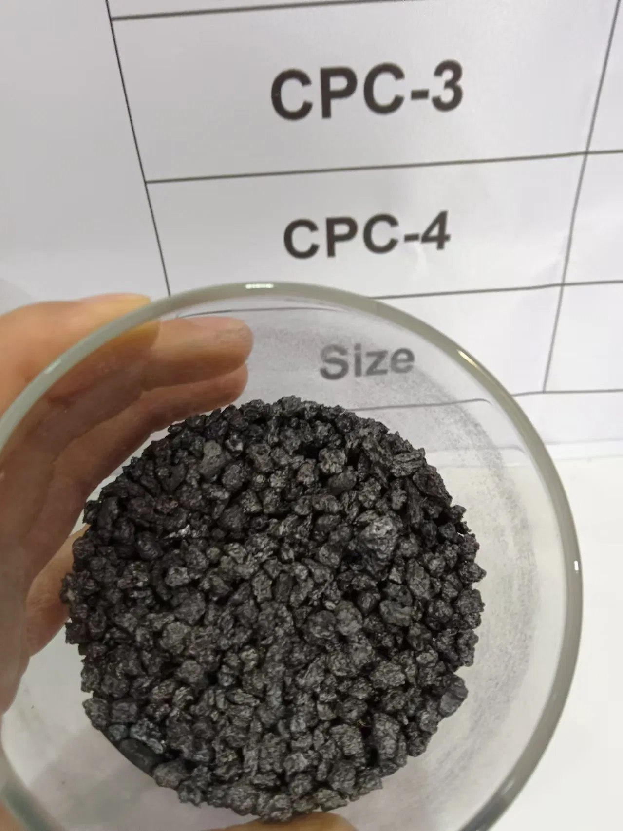 Production professionnelle de coke de pétrole calciné de haute qualité (CPC 20-40 mesh) pour la fabrication de plaquettes de frein